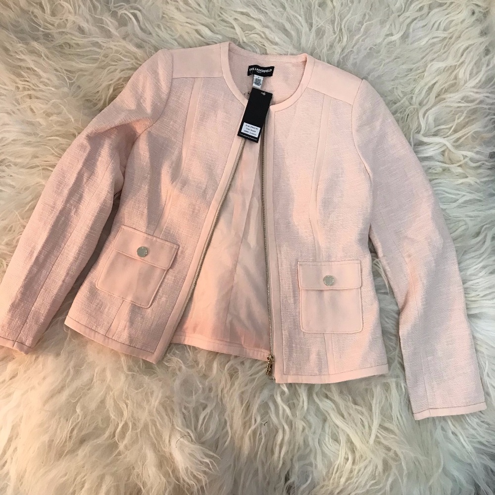 Karl Lagerfeld Paris Pink Jacket